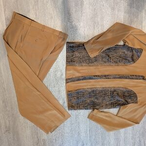 Pronti Mandarin Collared With Pants L